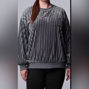 Simply Vera Vera Wang Women’s Sweater Faux Fur